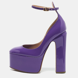 Valentino: Фиолетовые туфли 