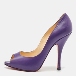 Christian Louboutin: Фиолетовые босоножки 