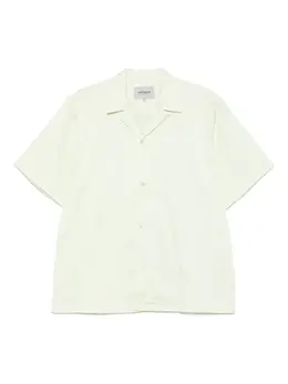 Carhartt WIP: Зелёная рубашка 