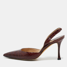 Manolo Blahnik: Коричневые туфли 