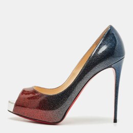 Christian Louboutin: Голубые туфли 