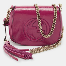 Gucci: Розовая сумка  Soho