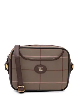 Burberry Pre-Owned: Коричневая сумка через плечо 