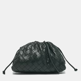 Bottega Veneta: Тёмная сумка  Intrecciato