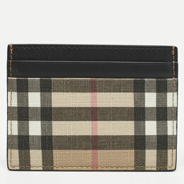 Burberry: Бежевый картхолдер  House Check