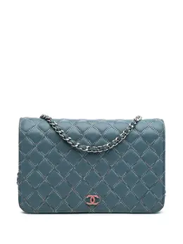 CHANEL Pre-Owned: Голубой кошелёк 