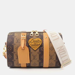 Louis Vuitton: Сумка  Keepall в полоску