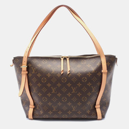 Louis Vuitton: Коричневая сумка-шоппер 