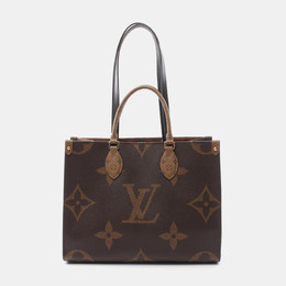 Louis Vuitton: Коричневая сумка-шоппер 