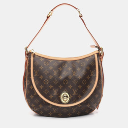 Louis Vuitton: Коричневая сумка 