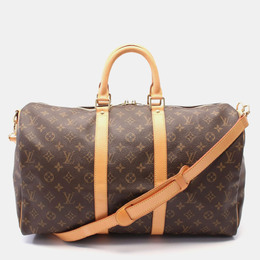 Louis Vuitton: Коричневая сумка  Keepall