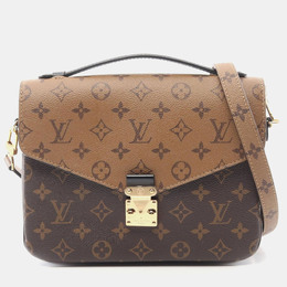 Louis Vuitton: Коричневая сумка через плечо  Pochette