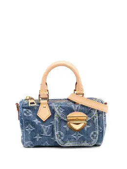Louis Vuitton Pre-Owned: Голубая сумка 