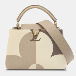 Louis Vuitton: Бежевая сумка 