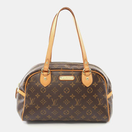 Louis Vuitton: Коричневая сумка 