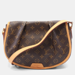 Louis Vuitton: Коричневая сумка 