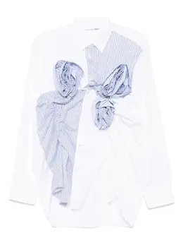 Comme Des Garçons Shirt: Рубашка в полоску 