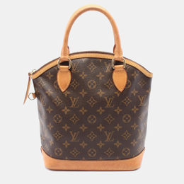Louis Vuitton: Коричневая сумка  Lockit
