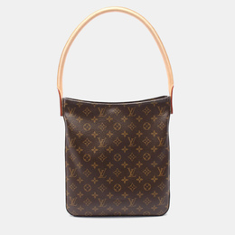 Louis Vuitton: Коричневая сумка  Looping