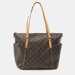 Louis Vuitton: Коричневая сумка-шоппер 