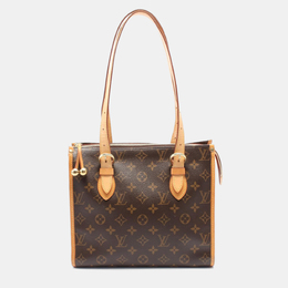 Louis Vuitton: Коричневая сумка-шоппер 