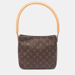 Louis Vuitton: Коричневая сумка  Looping