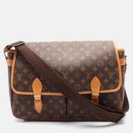 Louis Vuitton: Коричневая сумка через плечо 