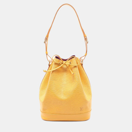 Louis Vuitton: Жёлтая сумка  Épi