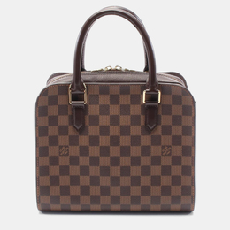 Louis Vuitton: Коричневая сумка  Damier Ebène Triana