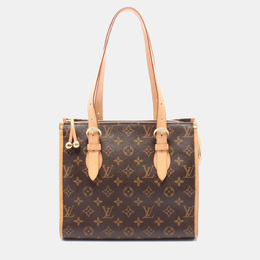 Louis Vuitton: Коричневая сумка-шоппер 