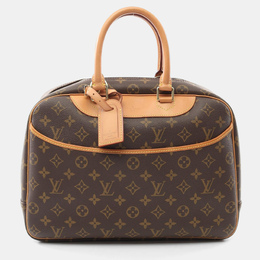 Louis Vuitton: Коричневая сумка  Deauville