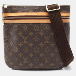 Louis Vuitton: Коричневая сумка через плечо  Pochette