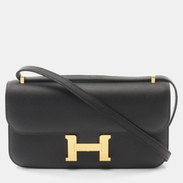 Hermes: Чёрная сумка через плечо 