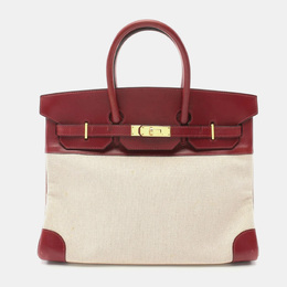 Hermes: Бежевая сумка  Birkin 35