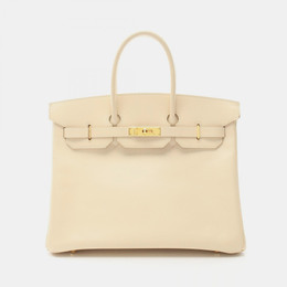 Hermes: Бежевая сумка  Birkin 35