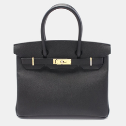 Hermes: Чёрная сумка  Birkin 30