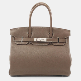 Hermes: Коричневая сумка  Birkin 30
