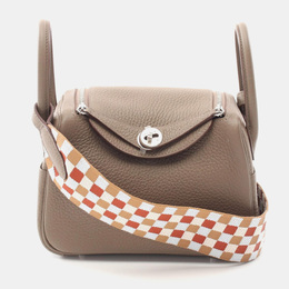 Hermes: Коричневая сумка через плечо 