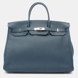 Hermes: Голубая сумка  Birkin 40