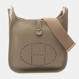 Hermes: Коричневая сумка через плечо 