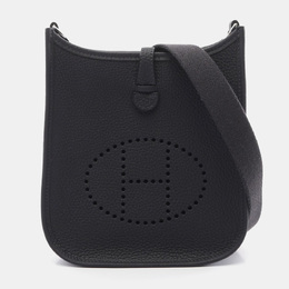 Hermes: Чёрная сумка через плечо 