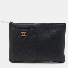 Chanel: Чёрный клатч 