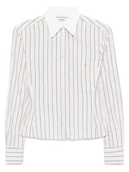 CHANEL Pre-Owned: Белая рубашка 