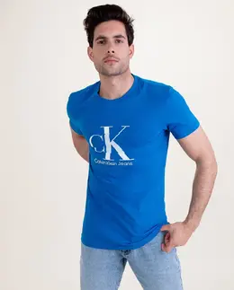Calvin Klein Jeans: Синяя футболка 