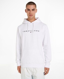 Tommy Jeans: Белая толстовка 