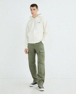 Carhartt WIP: Зелёные брюки 
