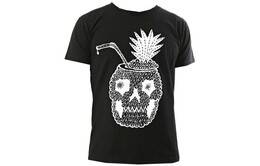Saint Laurent: Футболка с принтом 