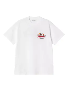 Carhartt WIP: Белая футболка 