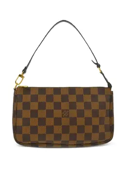Louis Vuitton Pre-Owned: Коричневый клатч 