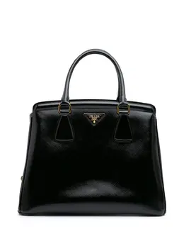 Prada Pre-Owned: Чёрная сумка-шоппер 
